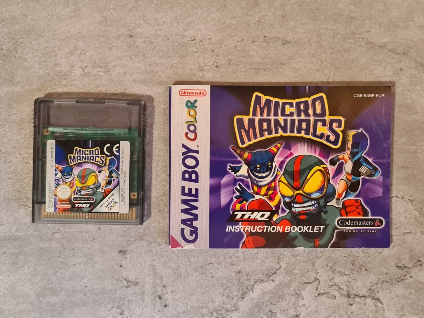 Nintendo Game Boy Color Spiel Micro Maniacs mit OVP und Anleitung EUR - T-Retro-Games 