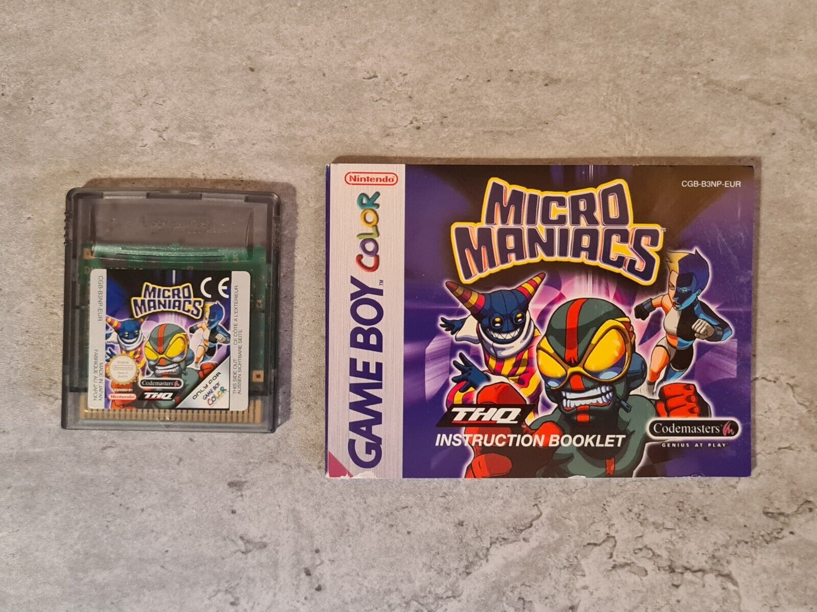 Nintendo Game Boy Color Spiel Micro Maniacs mit OVP und Anleitung EUR - T-Retro-Games 