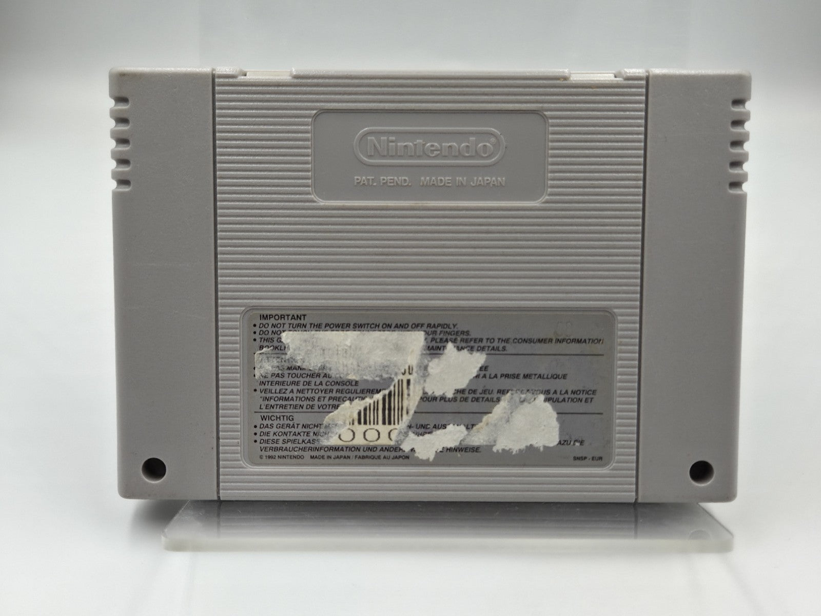 SNES Super Nintendo Super Soccer EUR Modul
