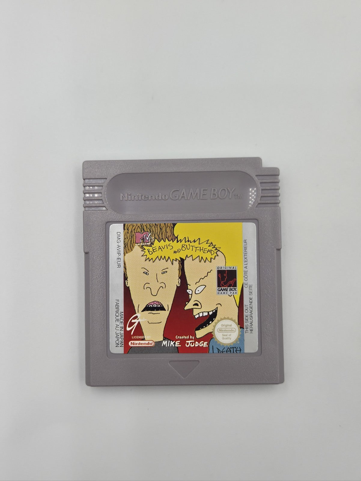 Nintendo Game Boy Classic Spiel Beavis and Butt-Head mit OVP und Anleitung EUR