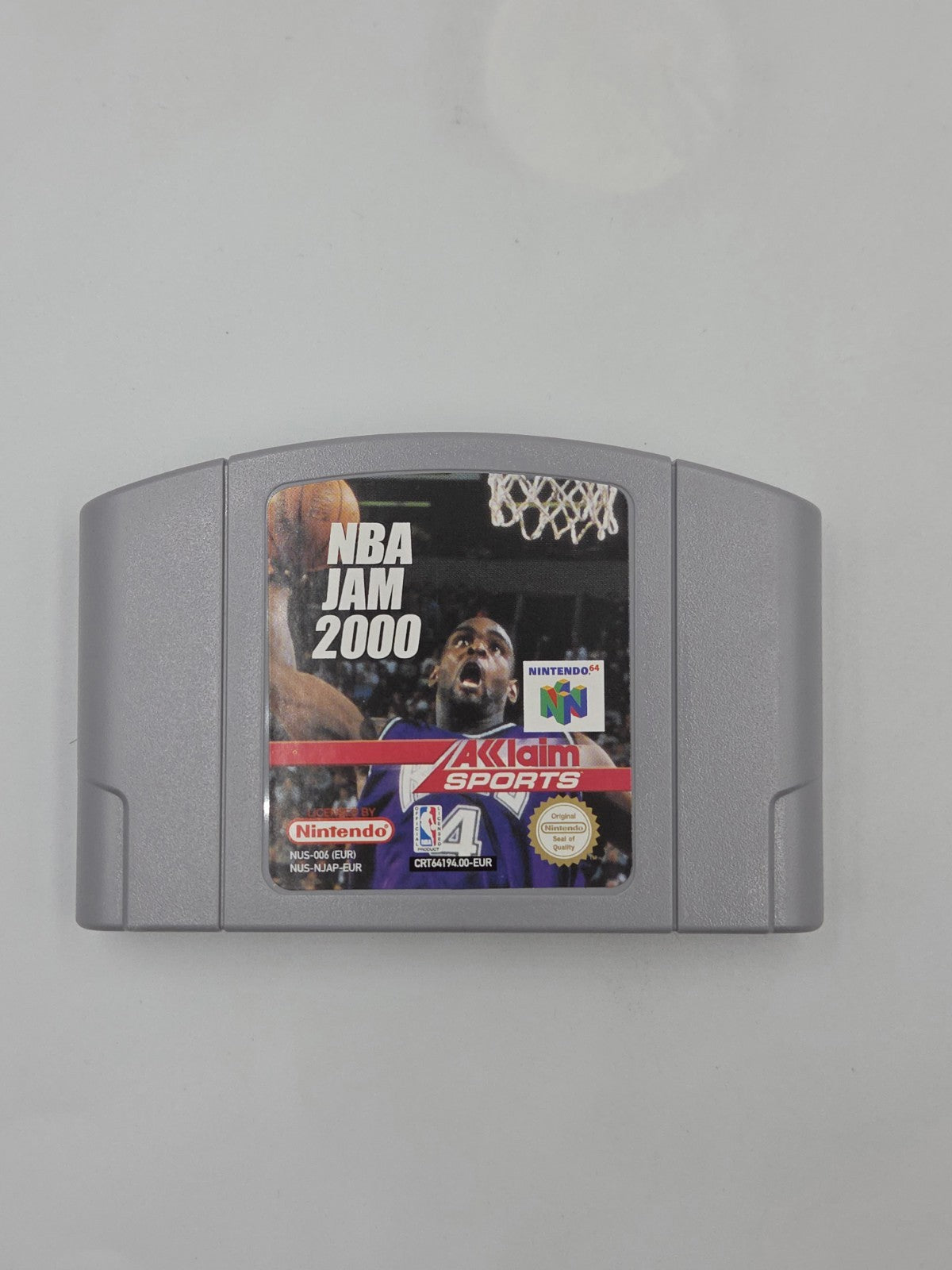 N64 Nintendo 64 Spiel NBA Jam 2000 mit OVP und Anleitung EUR