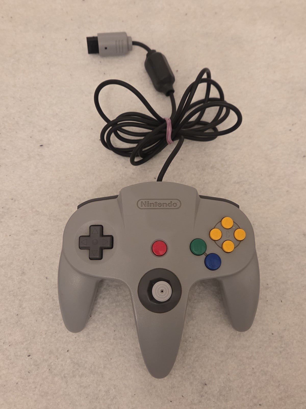 Nintendo 64 N64 Konsole Console Black Schwarz mit Controller + Kabeln