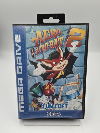 Sega Mega Drive Spiel Aero The Acro-Bat 2 mit OVP und Anleitung Multi Language 