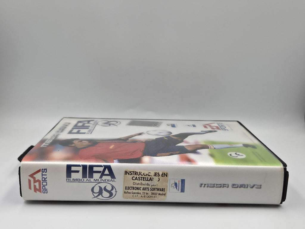 Sega Mega Drive Spiel Fifa Rumbo Al Mundial 98 mit OVP und Anleitung ESP
