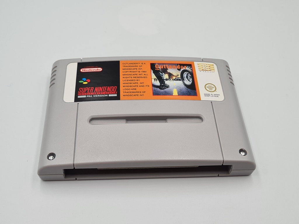 SNES Super Nintendo Outlander mit OVP und Anleitung NOE - T-Retro-Games 