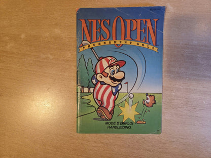 NES Open Tournament Golf Spielanleitung Instruction Booklet FAH