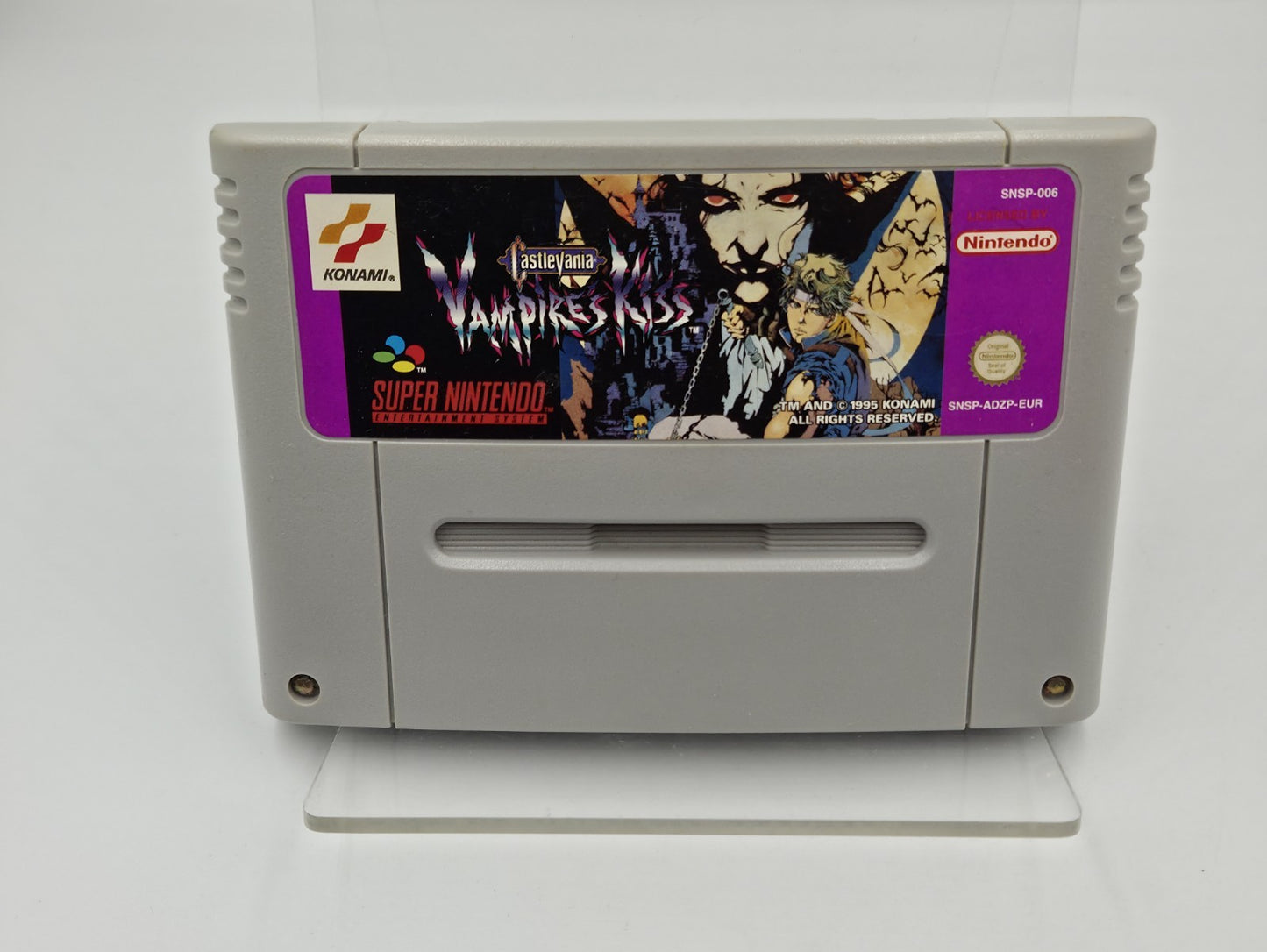 SNES Super Nintendo Castlevania Vampires Kiss Modul EUR