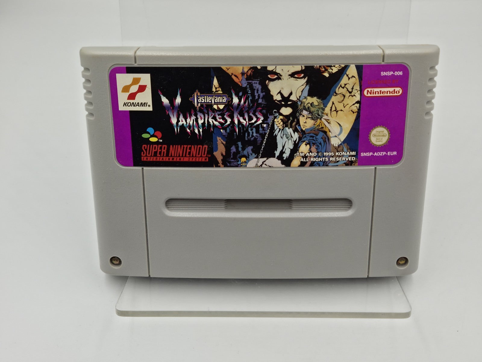 SNES Super Nintendo Castlevania Vampires Kiss Modul EUR