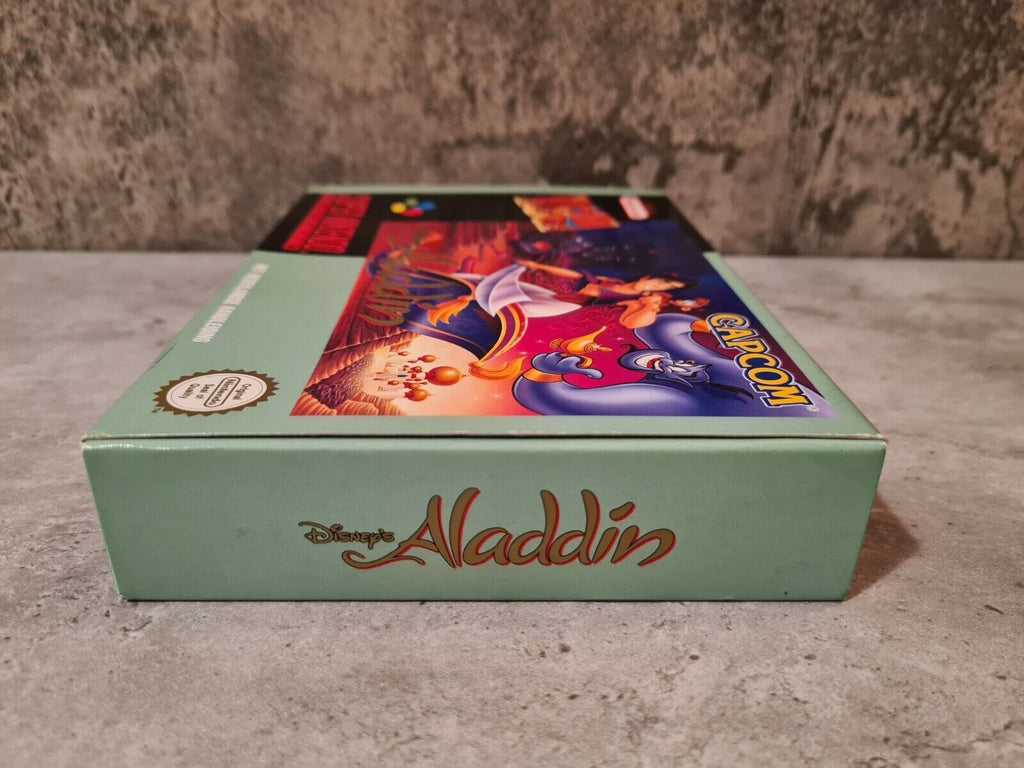 SNES Super Nintendo Disney's Aladdin mit OVP und Anleitung HOL - T-Retro-Games 