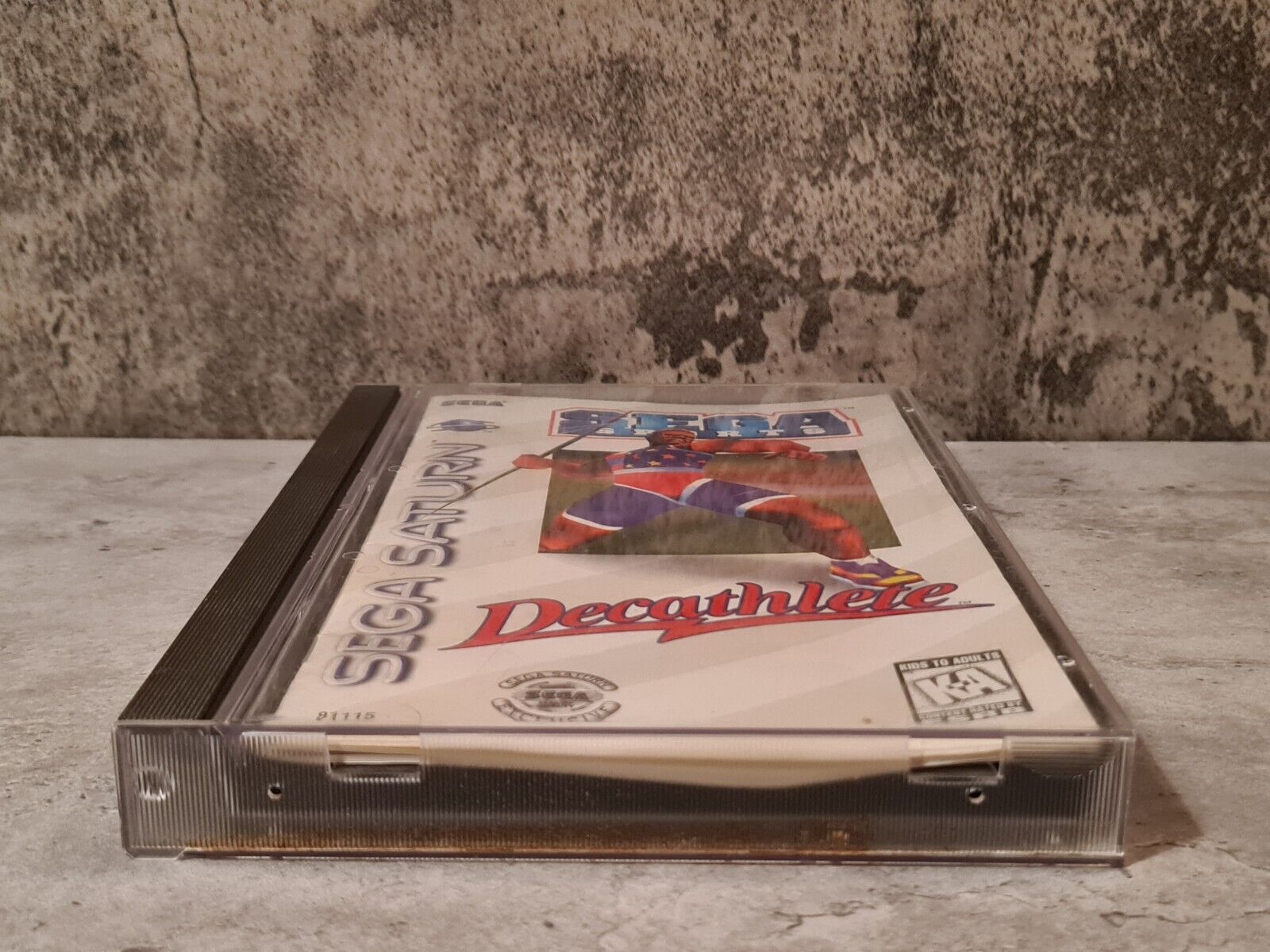 Sega Saturn Decathlete mit OVP und Anleitung NTSC-USA - T-Retro-Games 