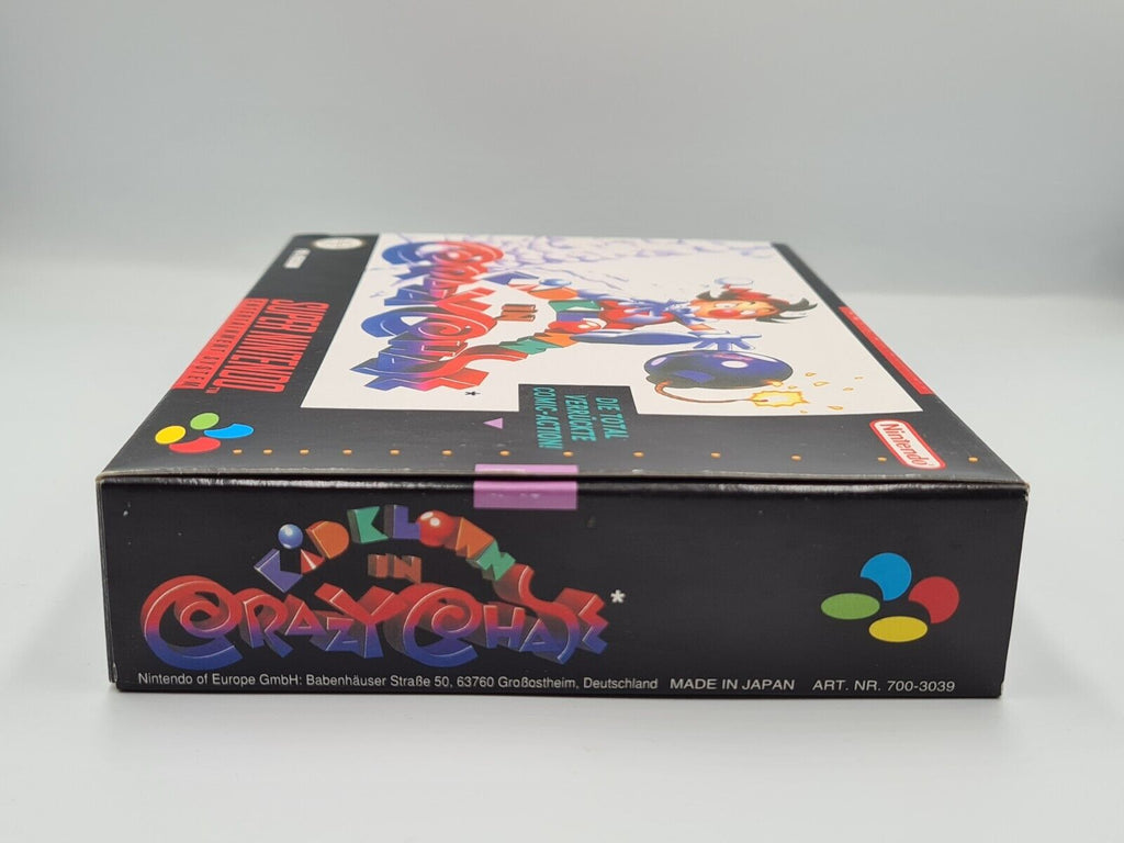 SNES Super Nintendo Kid Klown in Crazy Chase New Old Stock Neu unbenutzt - T-Retro-Games 