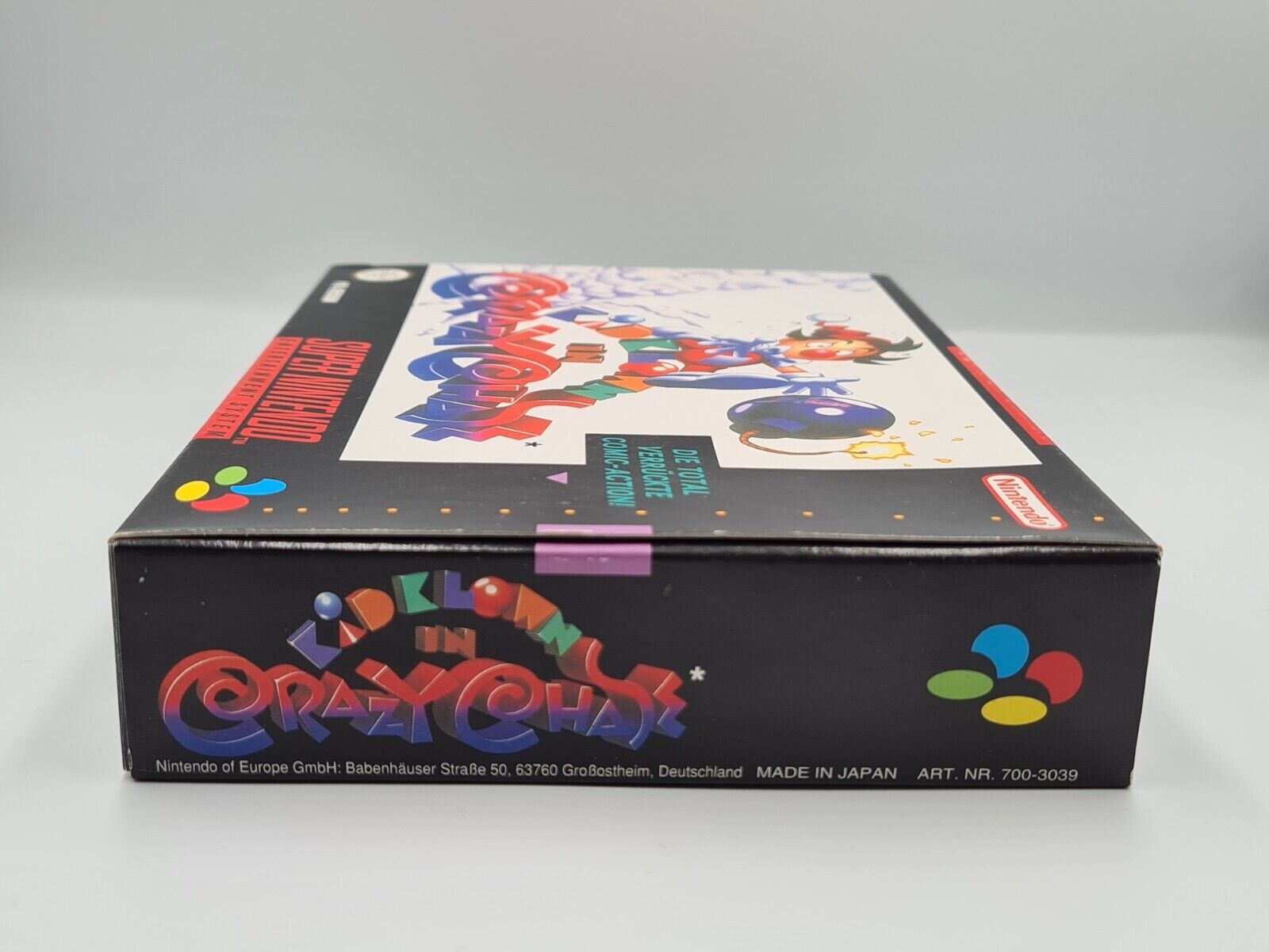 SNES Super Nintendo Kid Klown in Crazy Chase New Old Stock Neu unbenutzt - T-Retro-Games 