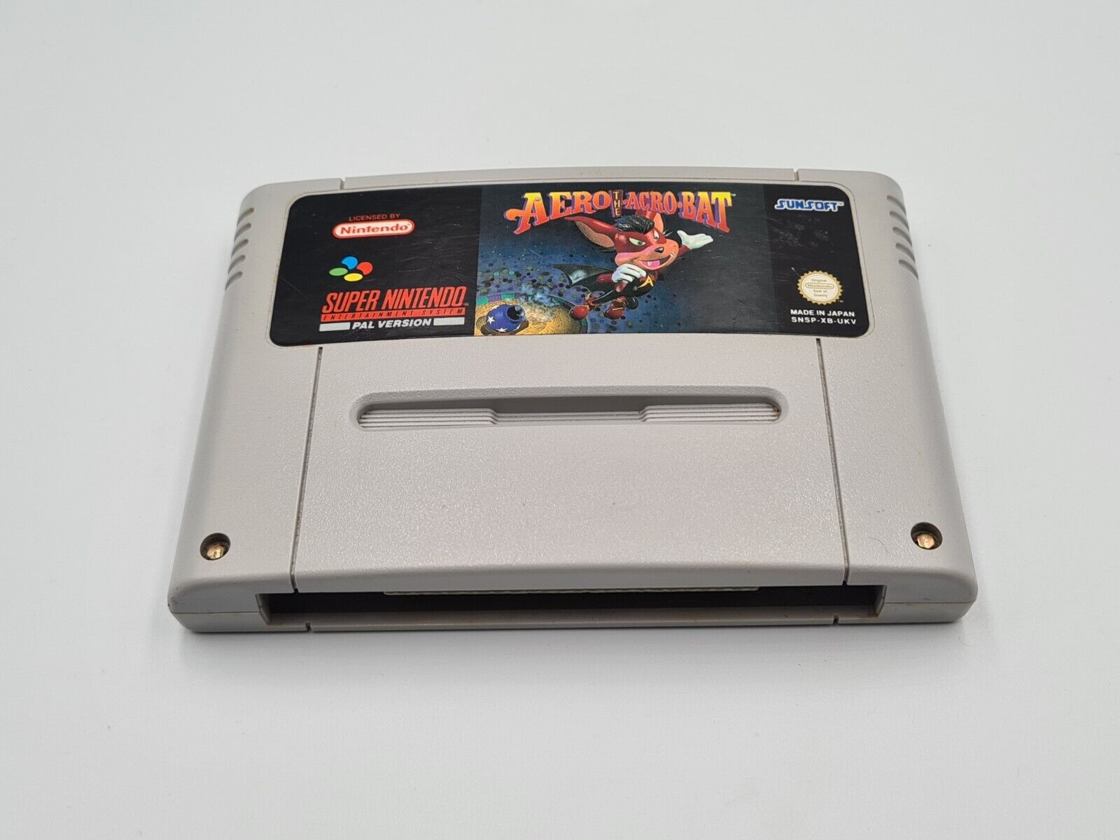 SNES Super Nintendo Aero The Acro-Bat mit OVP und Anleitung NOE - T-Retro-Games 