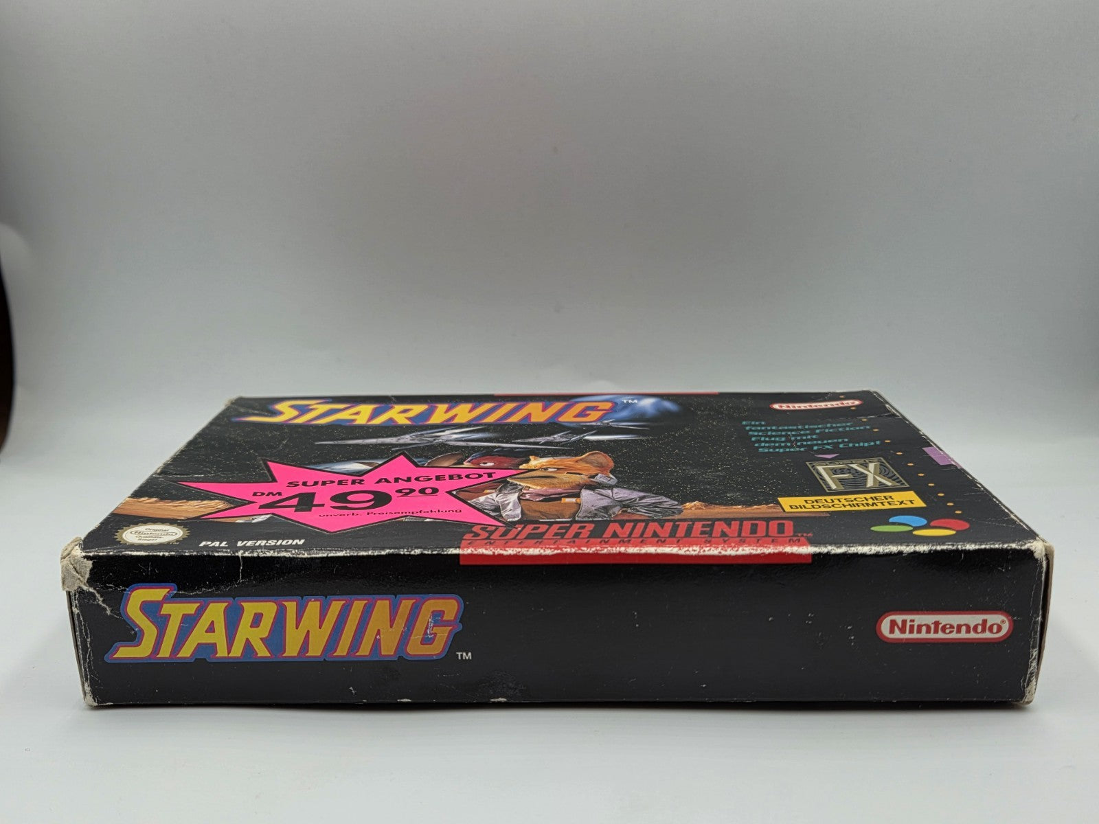 SNES Super Nintendo Starwing mit OVP und Anleitung NOE/SFRG
