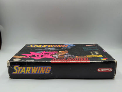 SNES Super Nintendo Starwing mit OVP und Anleitung NOE/SFRG
