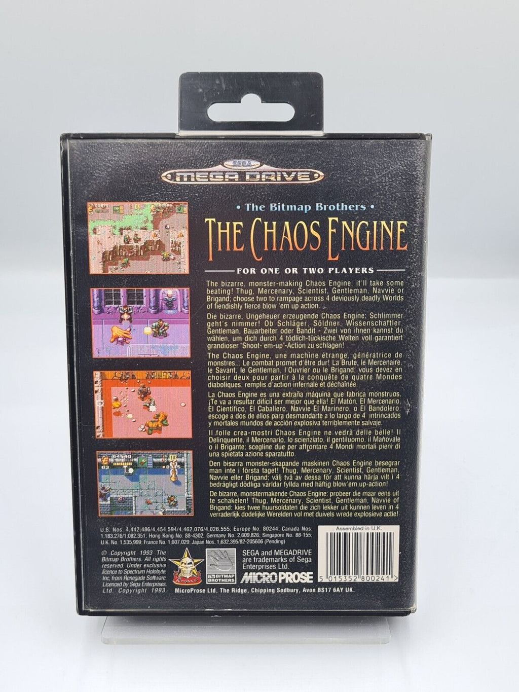 Sega Mega Drive The Chaos Engine mit OVP und Anleitung Multi Language - T-Retro-Games 