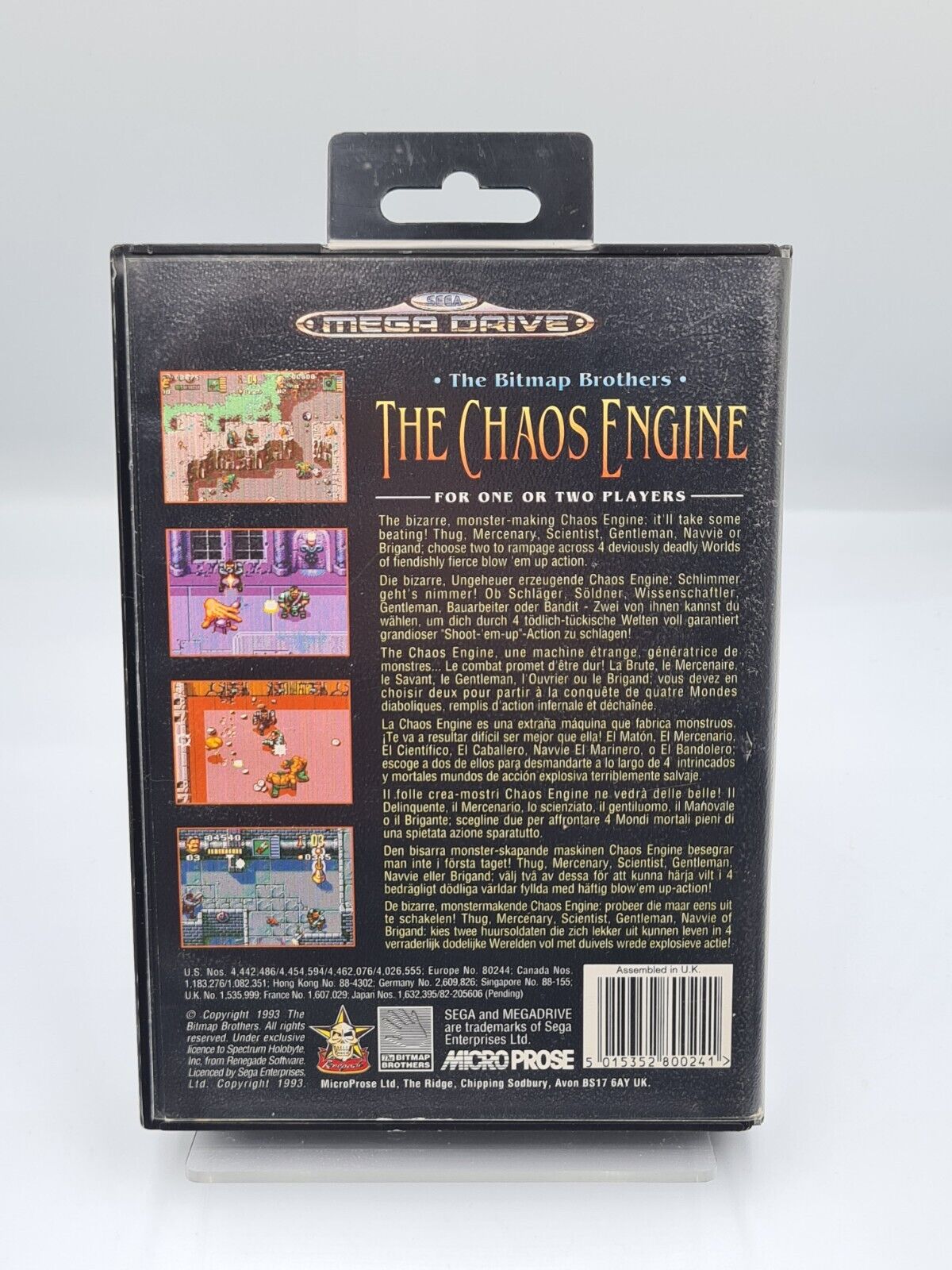 Sega Mega Drive The Chaos Engine mit OVP und Anleitung Multi Language - T-Retro-Games 