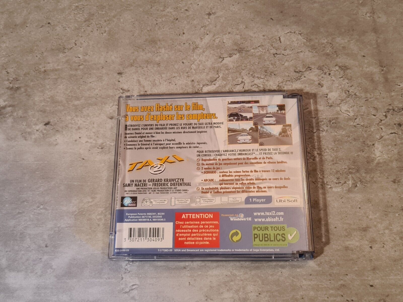 Sega Dreamcast Taxi 2 Le Jeu mit OVP und Anleitung French Language - T-Retro-Games 