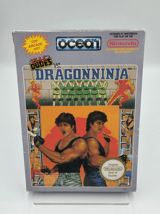 NES Bad Dudes VS. Dragonninja mit OVP und Anleitung FRA