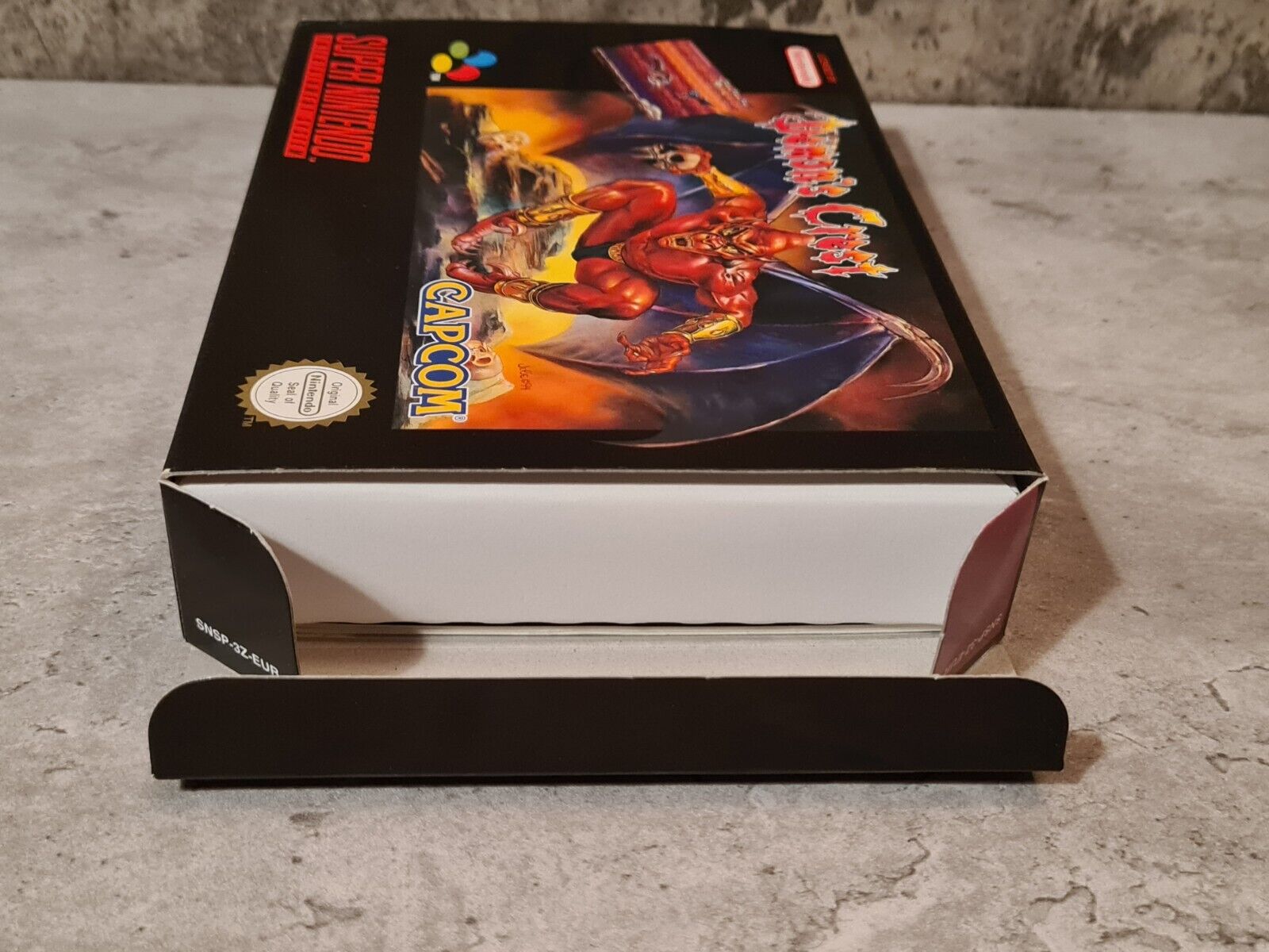 SNES Super Nintendo Demon's Crest mit OVP und Anleitung EUR - T-Retro-Games 