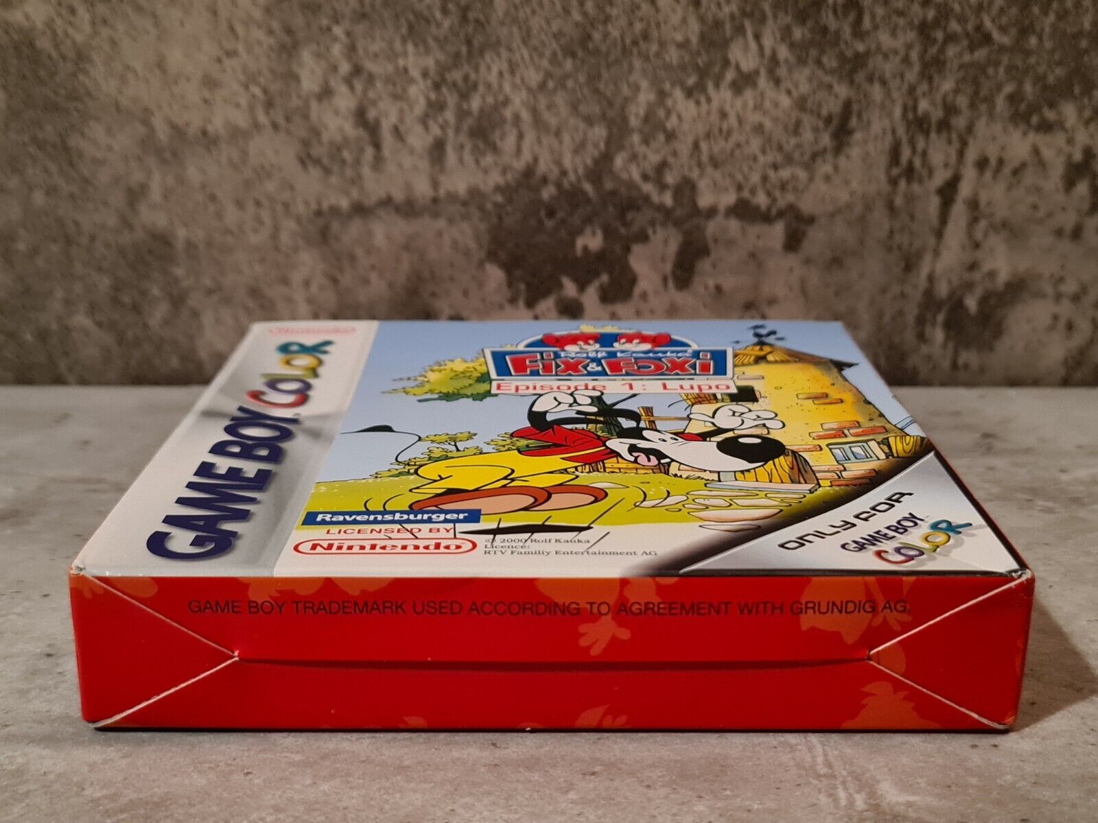 Nintendo Game Boy Color Spiel Fix & Foxi Episode 1 : Lupo mit OVP +Anleitung EUR - T-Retro-Games 
