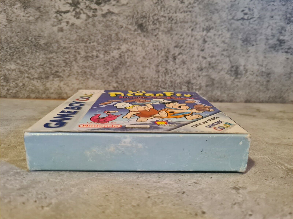 Nintendo Game Boy Color Les Pierrafeu Burgertime mit OVP und Anleitung FRA - T-Retro-Games 