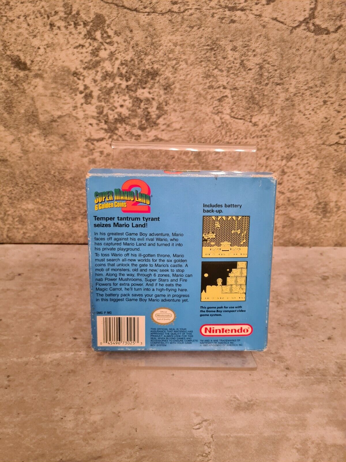 Nintendo Gameboy Super Mario Land 2 : 6 Golden Coins mit OVP und Anleitung USA - T-Retro-Games 
