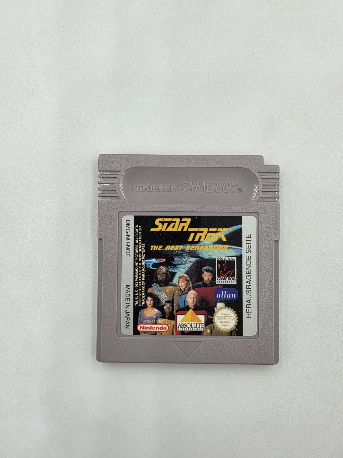Game Boy Classic Spiel Star Trek The Next Generation mit OVP und Anleitung NOE