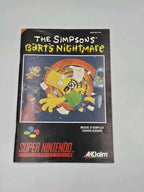 SNES Super Nintendo Spiel The Simpsons Bart's Nightmare + OVP und Anleitung FAH