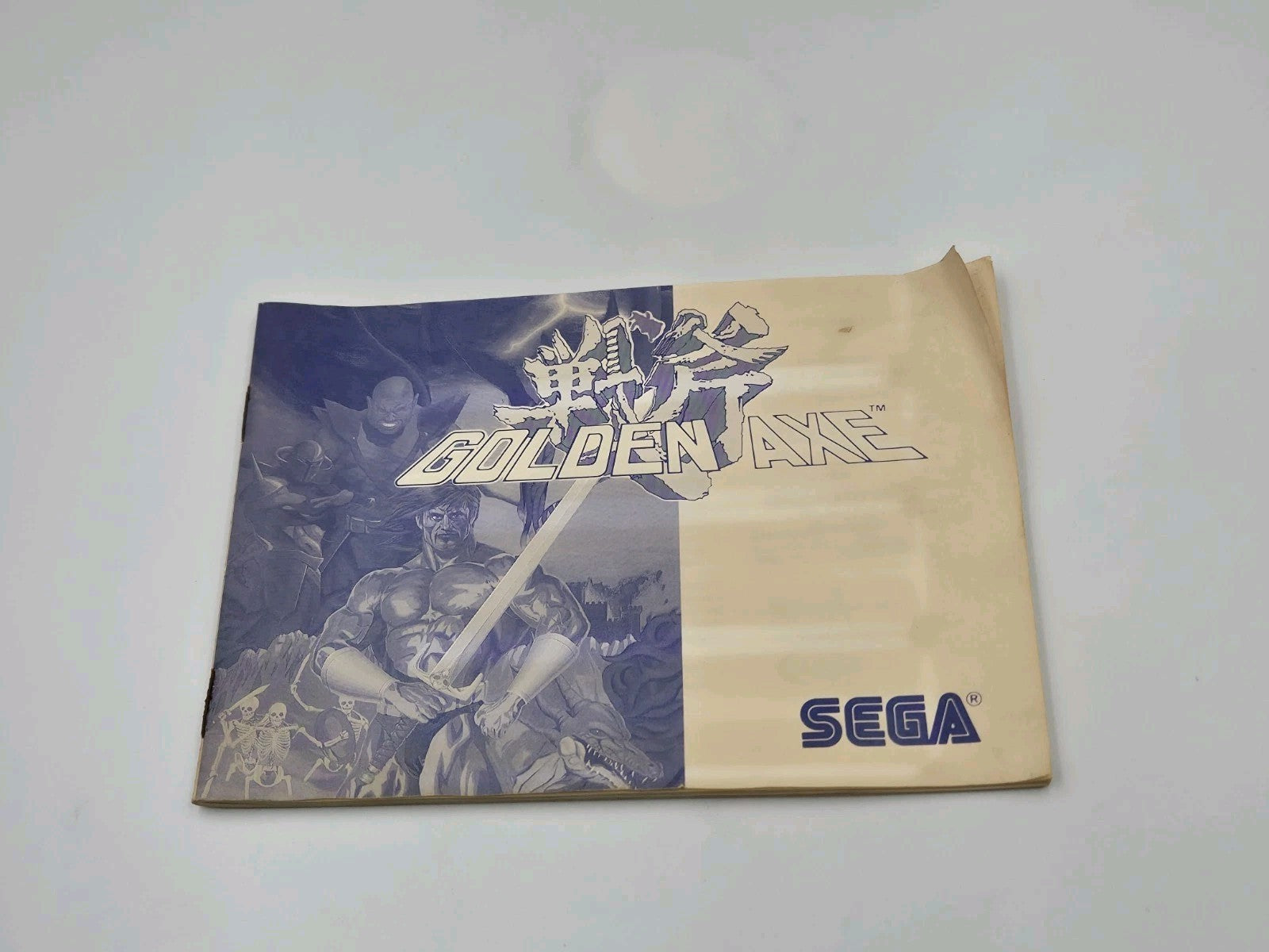 Sega Master System Golden Axe mit OVP und Anleitung Multilingual 