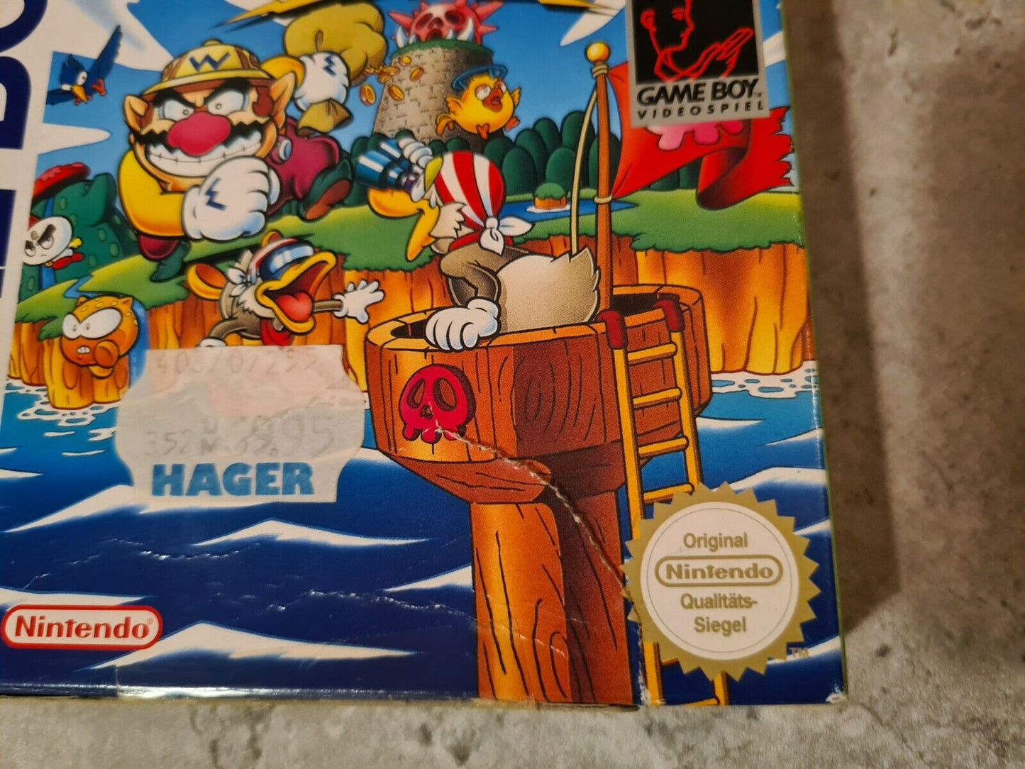 Nintendo Game Boy Wario Land Super Mario Land 3 mit OVP und Anleitung NOE - T-Retro-Games 