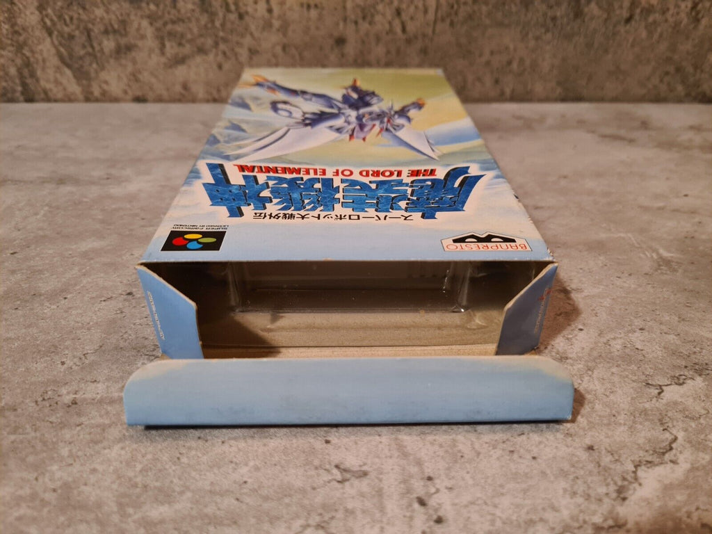 SFC Super Famicom The Lord of Elemental mit OVP und Anleitung - T-Retro-Games 