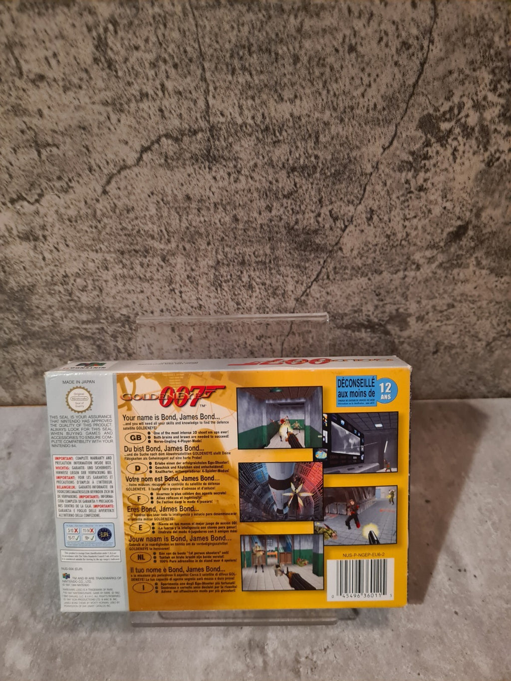 N64 Nintendo 64 GoldenEye 007 mit OVP und Anleitung EUR