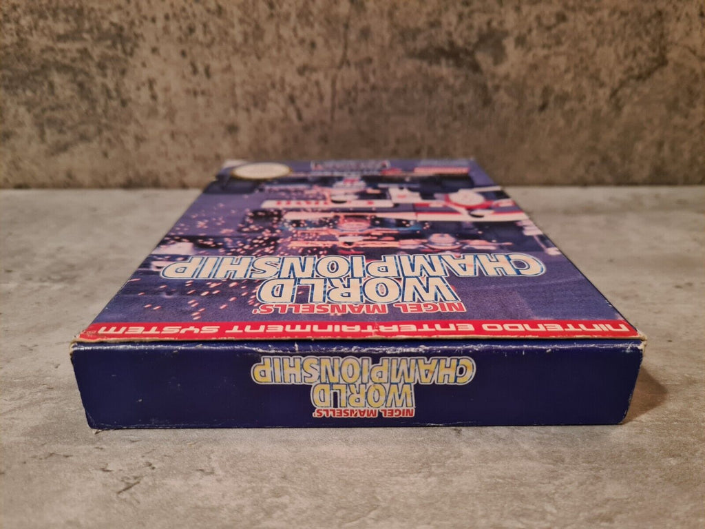 Nintendo NES Nigel Mansell's World Championship mit OVP und Anleitung NOE - T-Retro-Games 