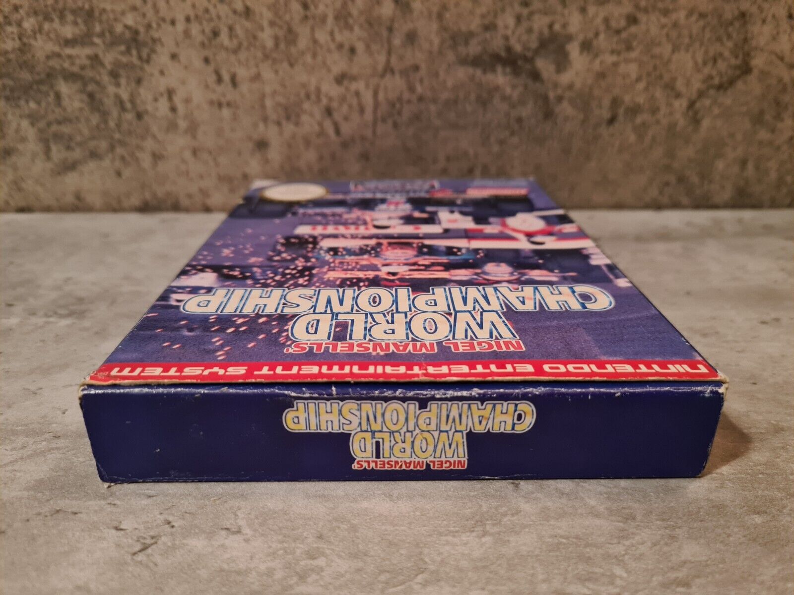 Nintendo NES Nigel Mansell's World Championship mit OVP und Anleitung NOE - T-Retro-Games 