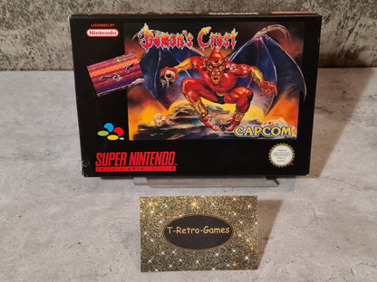 SNES Super Nintendo Demon's Crest mit OVP und Anleitung EUR - T-Retro-Games 