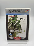 PS2 Spiel Metal Gear Solid 3 Snake Eater mit OVP und Anleitung Deutsch