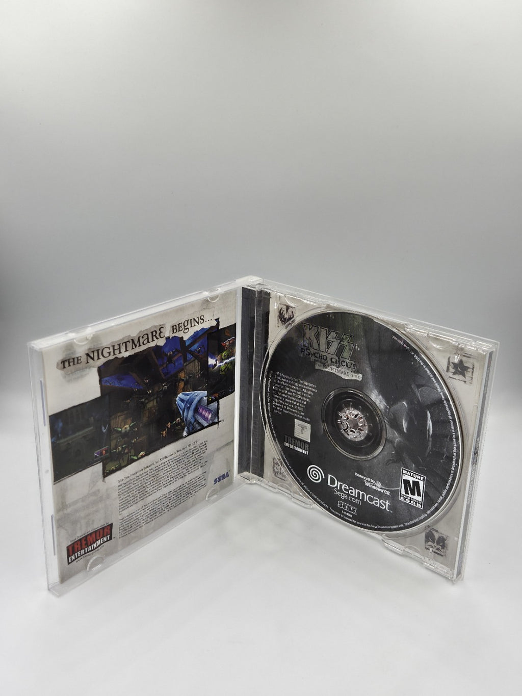 Sega Dreamcast Spiel Kiss Psycho Circus mit OVP und Anleitung NTSC-U/C 