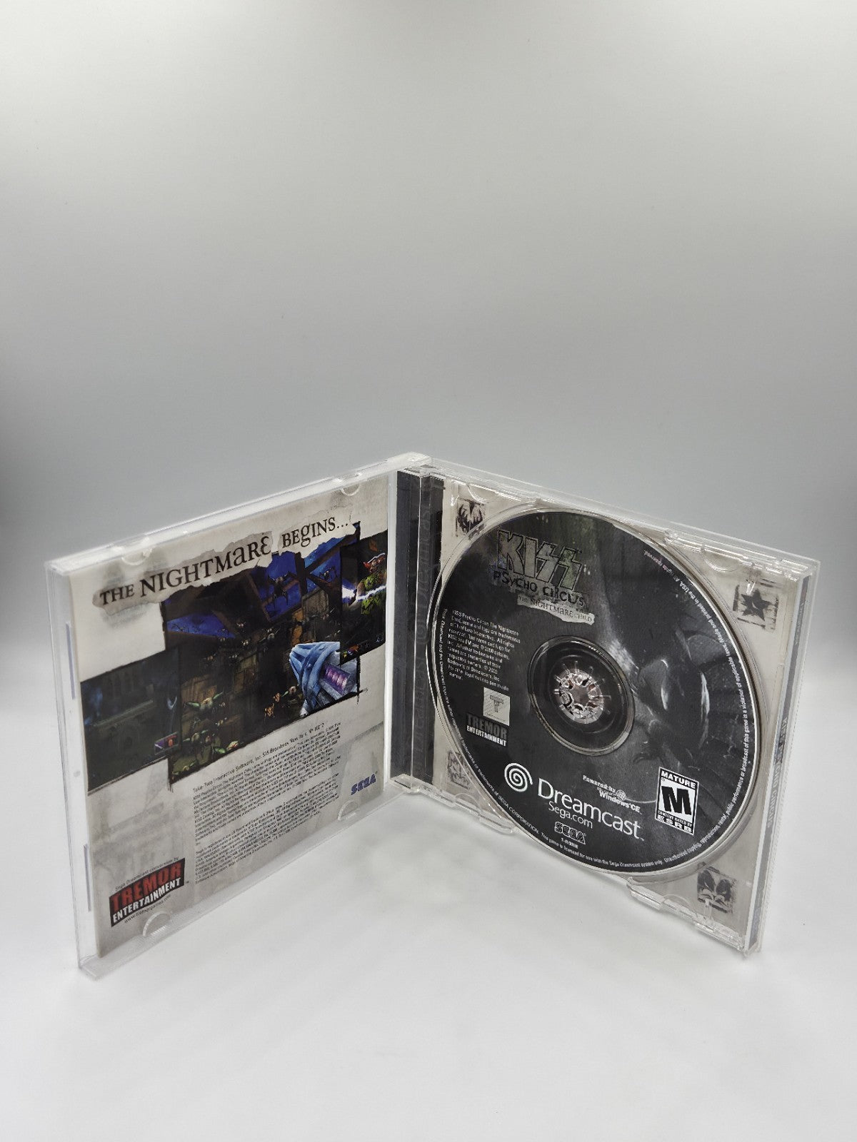 Sega Dreamcast Spiel Kiss Psycho Circus mit OVP und Anleitung NTSC-U/C 