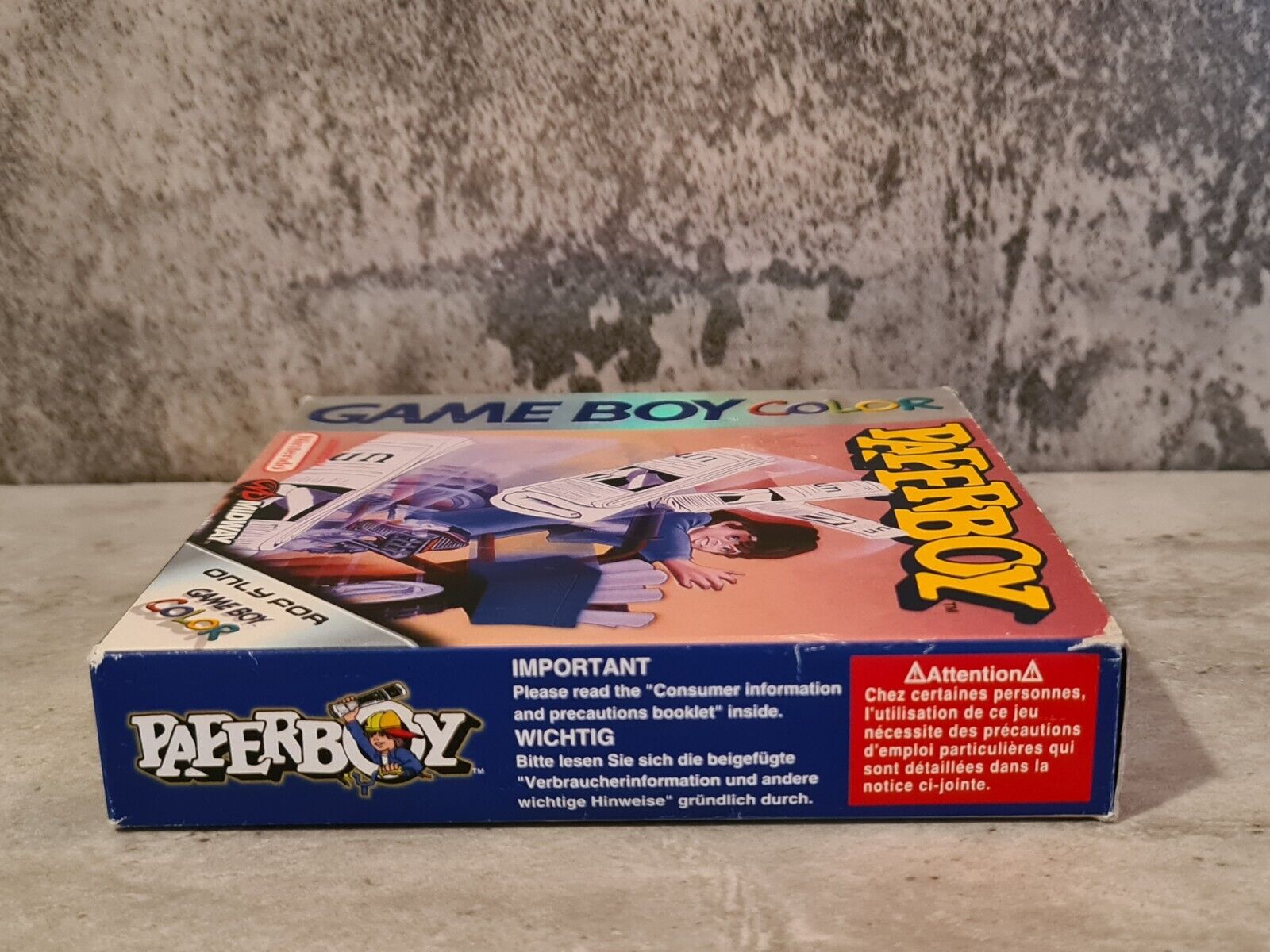 Nintendo Game Boy Color Spiel Paperboy mit OVP und Anleitung EUR - T-Retro-Games 
