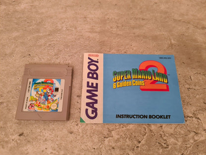 Nintendo Gameboy Super Mario Land 2 : 6 Golden Coins mit OVP und Anleitung UKV - T-Retro-Games 