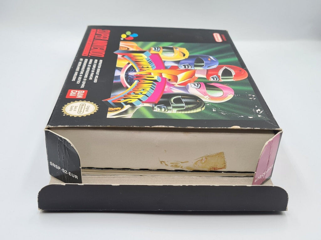 SNES Super Nintendo Power Rangers mit OVP und Anleitung EUR - T-Retro-Games 