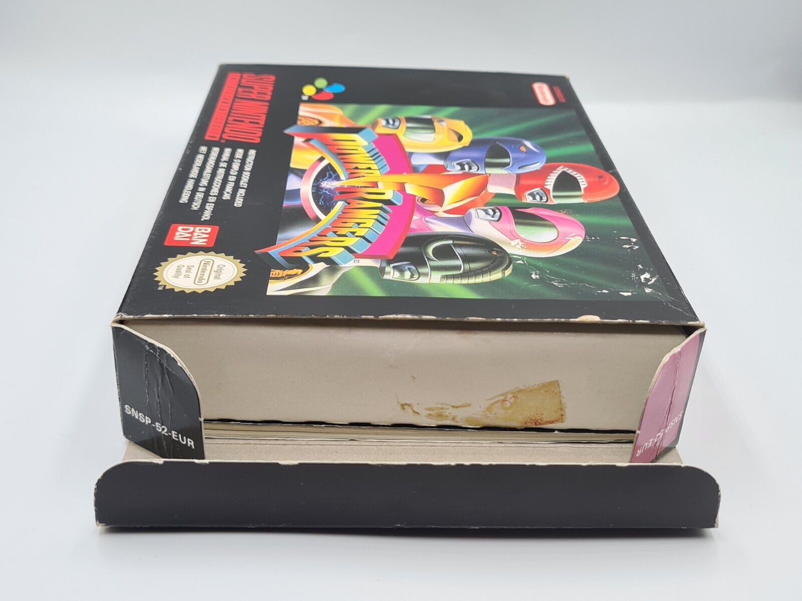 SNES Super Nintendo Power Rangers mit OVP und Anleitung EUR - T-Retro-Games 