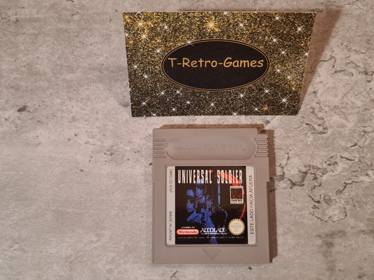 Nintendo Game Boy Classic Spiel Universal Soldier Modul USA - T-Retro-Games 