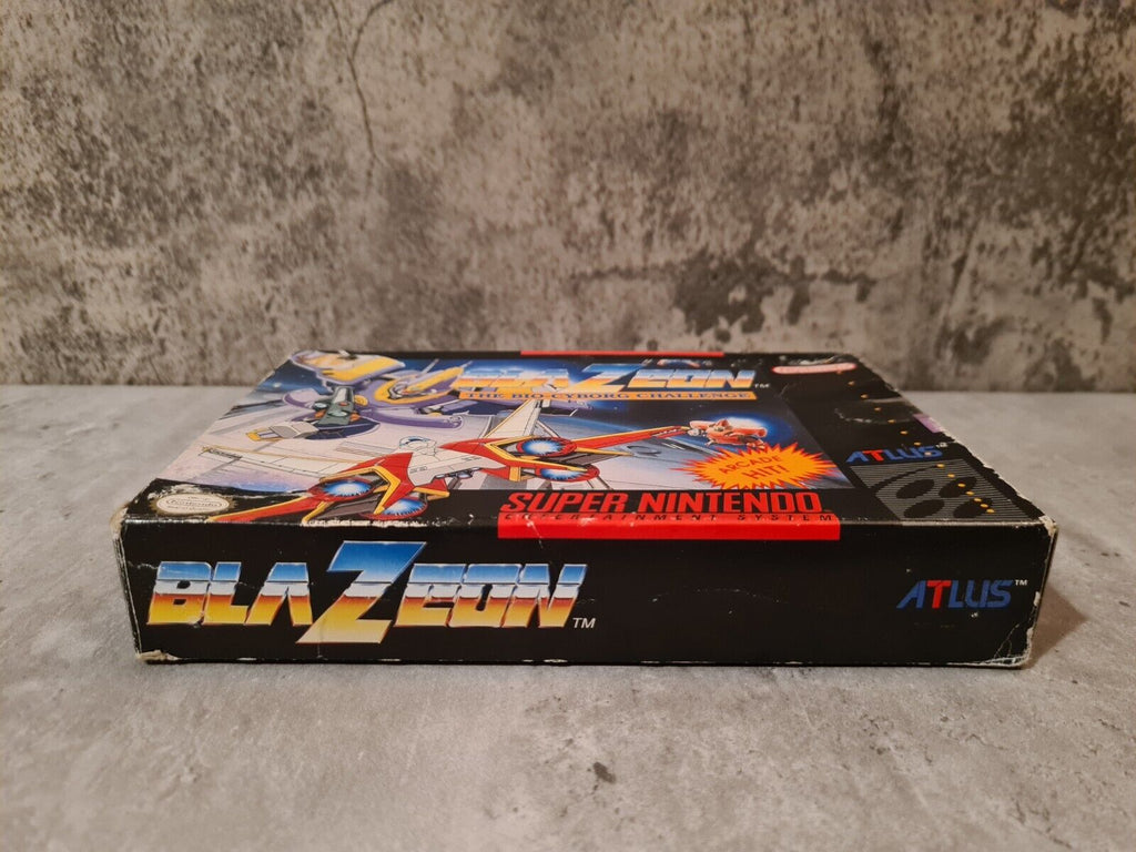 SNES Super Nintendo Blazeon mit OVP und Anleitung NTSC USA - T-Retro-Games 