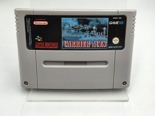 SNES Super Nintendo Carrier Aces Modul EUR