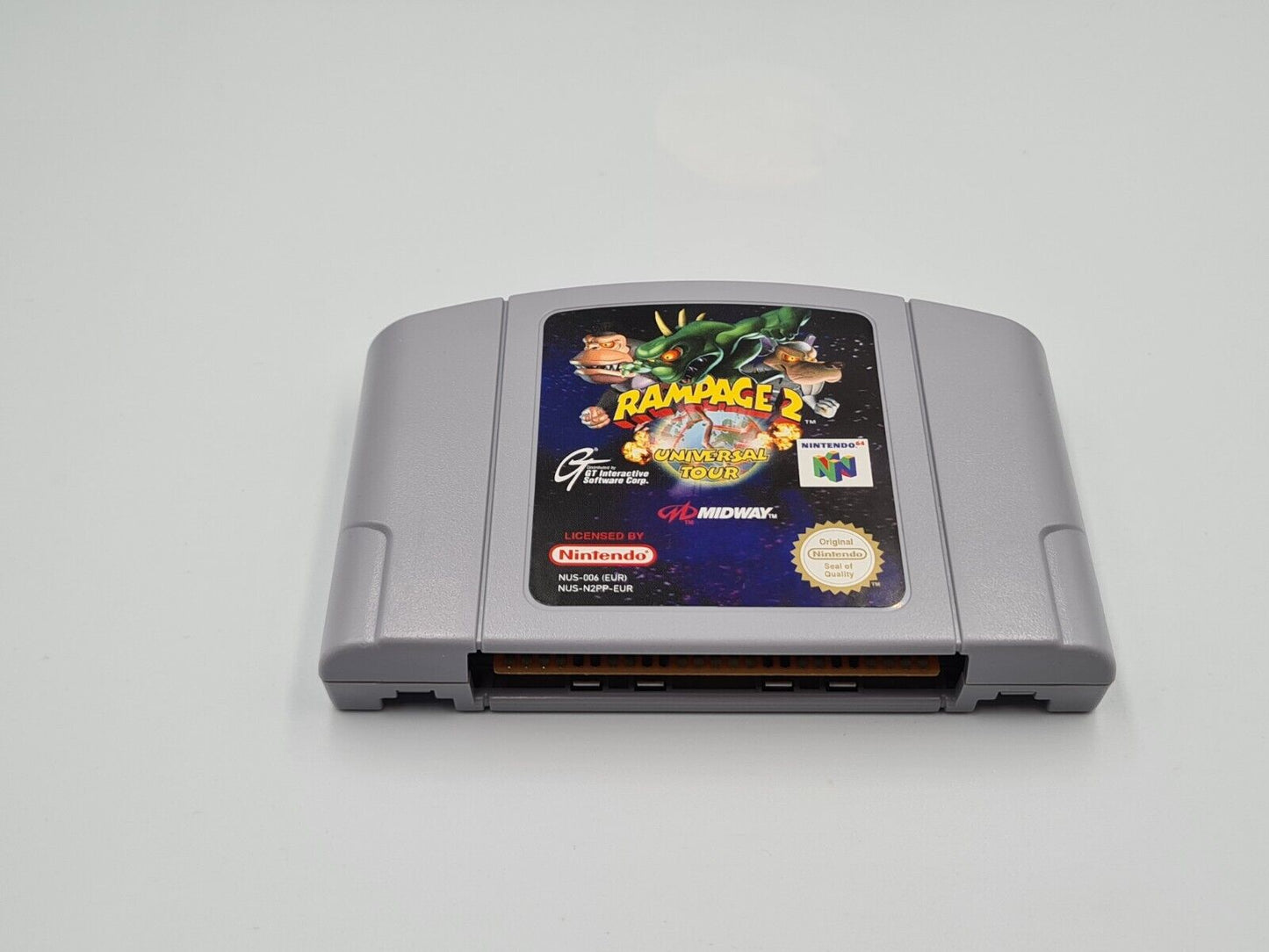 N64 Nintendo 64 Rampage 2 Universal Tour mit OVP und Anleitung EUR - T-Retro-Games 