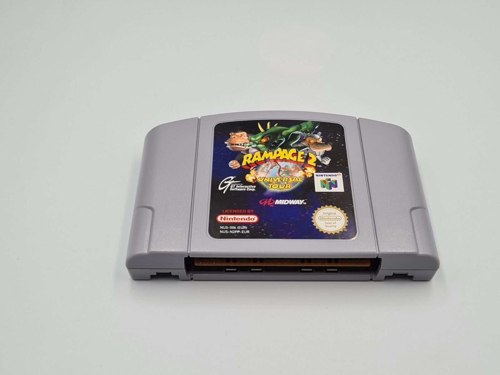 N64 Nintendo 64 Rampage 2 Universal Tour mit OVP und Anleitung EUR - T-Retro-Games 