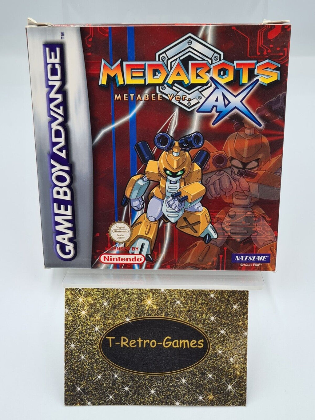 Nintendo Game Boy Advance Medabots Metabee Ver. AX mit OVP und Anleitung EUR - T-Retro-Games 
