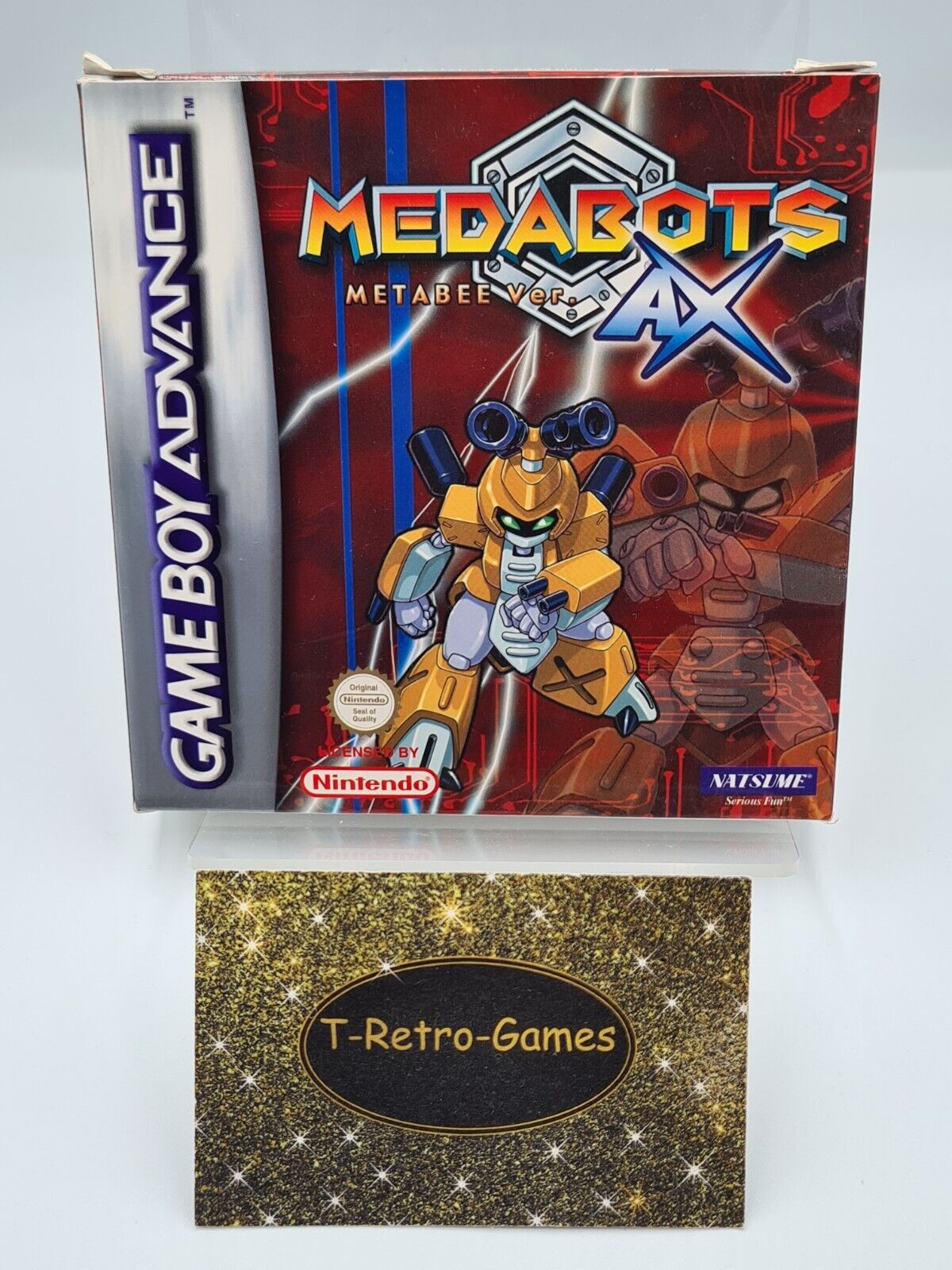 Nintendo Game Boy Advance Medabots Metabee Ver. AX mit OVP und Anleitung EUR - T-Retro-Games 